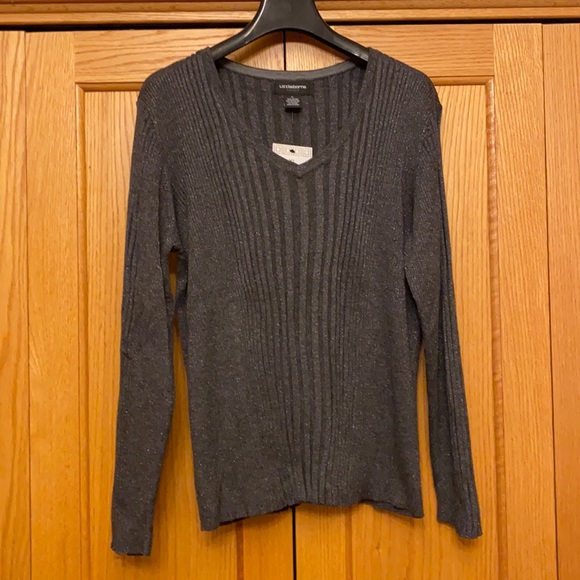 Nwt Liz Claiborne Career Sparkly Ribbed 